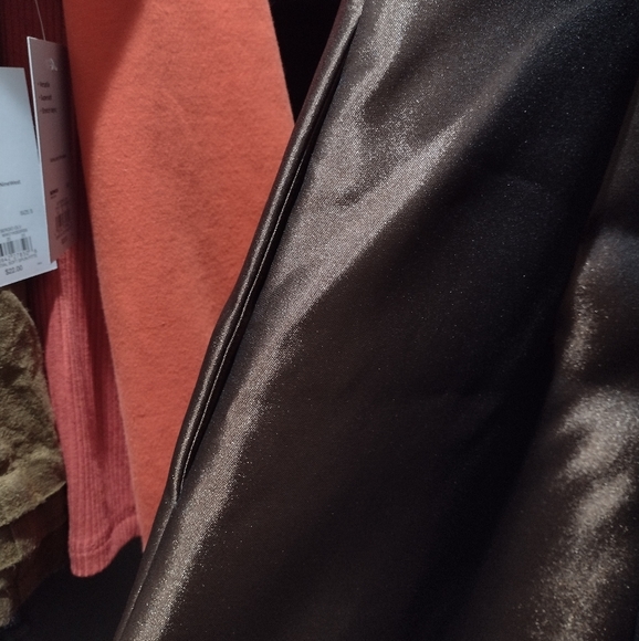 NWT COS Metallic Bronze Midi Dress Size 2 - Picture 7 of 10